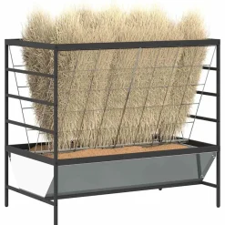 Huisdierbenodigdheden*vidaXL Vee voeder Zilver 100 x 60 x 90 cm Gegalvaniseerd staal