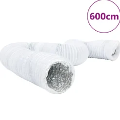 Ventilatie*vidaXL Ventilatieslang Ø10 cm 6 m aluminium en PVC