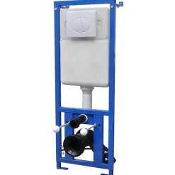 Sanitair & Loodgietersbenodigdheden*vidaXL Verborgen hoge stortbak 11 L 41x41x(110-125)cm