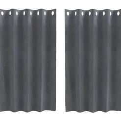 Verduisterende gordijnen 2 pcs 140 x 140 cm Fluweel>vidaXL Sale