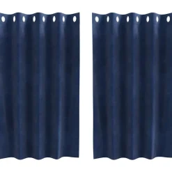 Verduisterende gordijnen 2 pcs 140 x 140 cm Fluweel>vidaXL Best