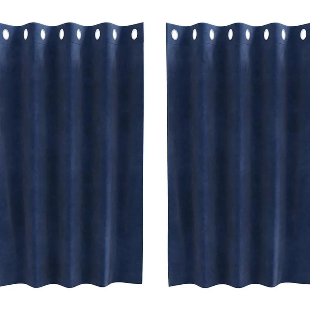 Verduisterende gordijnen 2 pcs 140 x 140 cm Fluweel>vidaXL Best