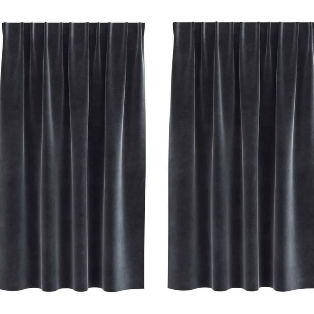 Verduisterende gordijnen 2 pcs 140 x 140 cm Fluweel>vidaXL Hot