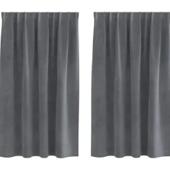 Verduisterende gordijnen 2 pcs 140 x 140 cm Fluweel>vidaXL Online