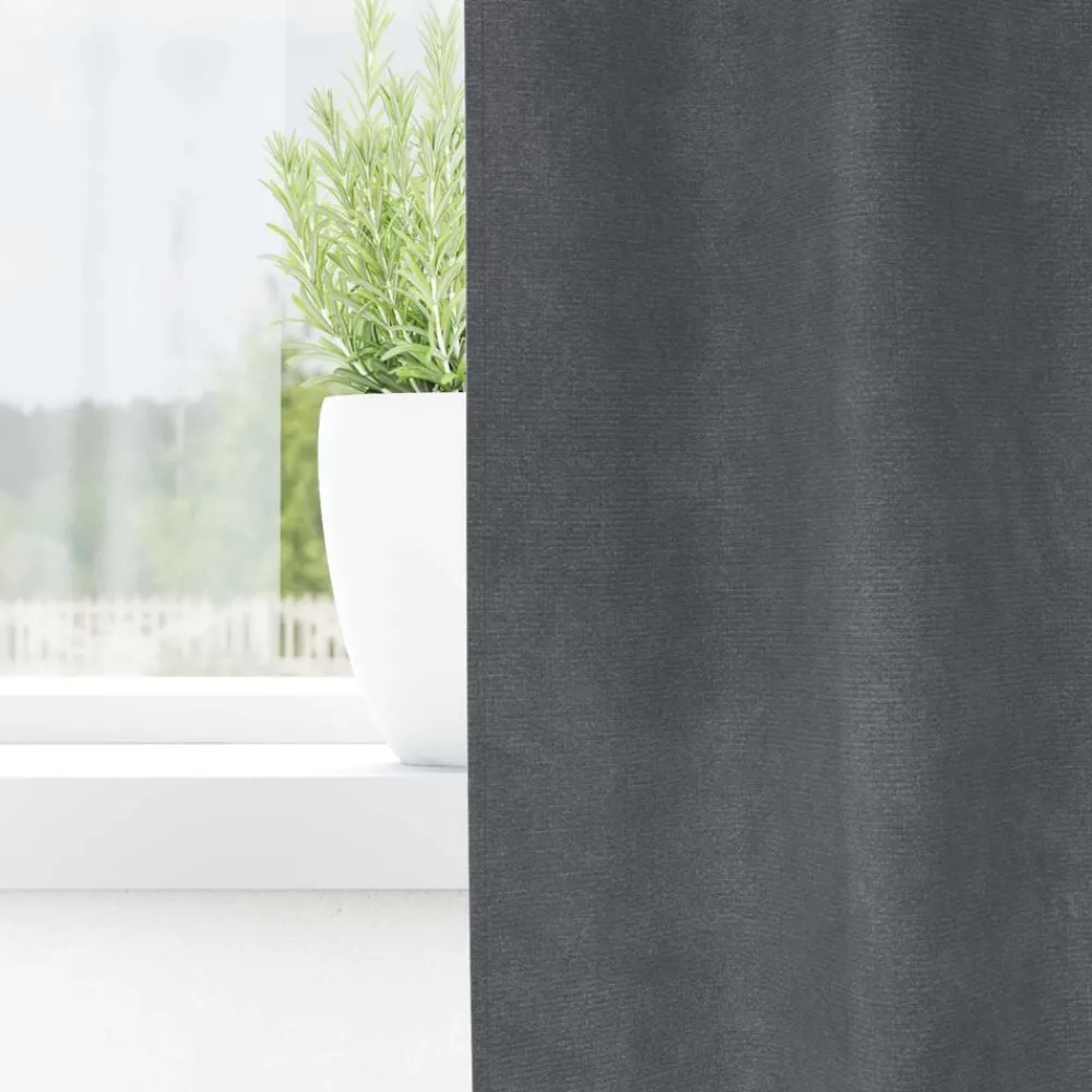 Verduisterende gordijnen 2 pcs 140 x 140 cm Fluweel>vidaXL Online