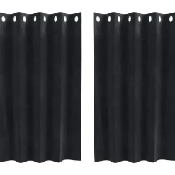 Verduisterende gordijnen 2 pcs 140 x 140 cm Fluweel>vidaXL New