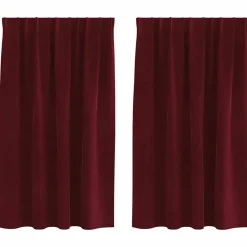 Verduisterende gordijnen 2 pcs 140 x 140 cm Fluweel>vidaXL Hot