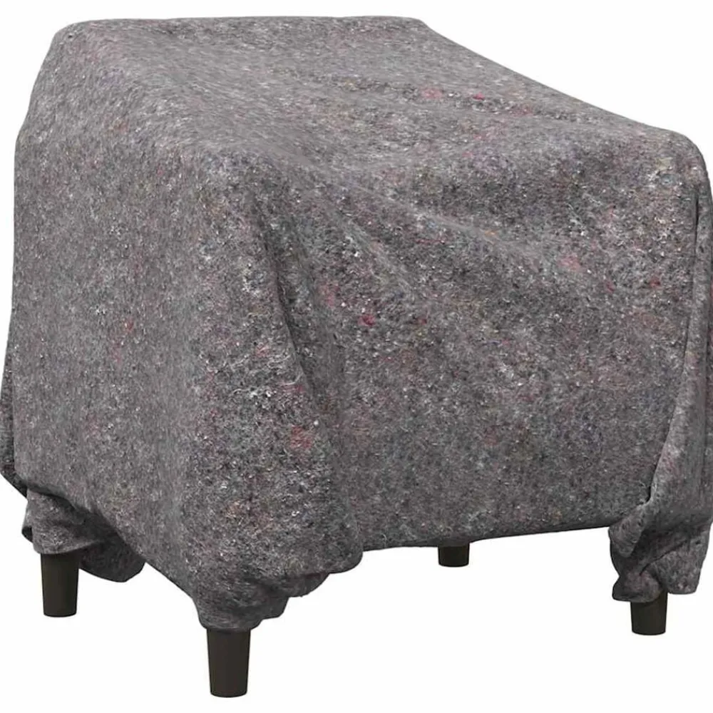 Verhuisdekens 5 pcs Grijs 150 x 200 cm Stof>vidaXL Discount