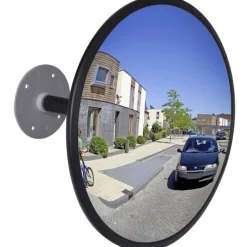 Verkeersspiegel voor binnen 30 cm acryl zwart>vidaXL