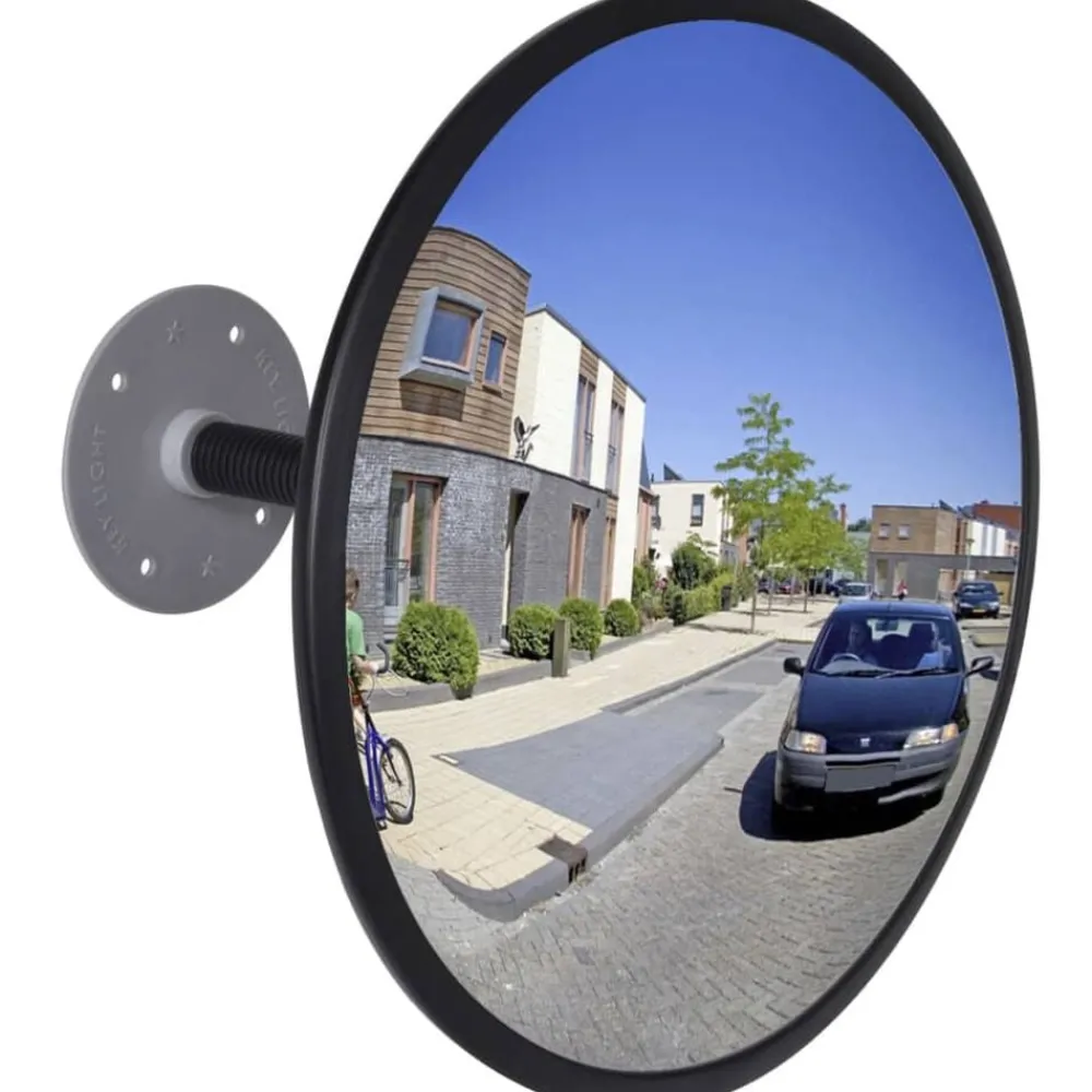 Verkeersspiegel voor binnen 30 cm acryl zwart>vidaXL