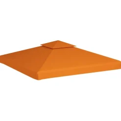 Tuin & Gazon*vidaXL Vervangend tentdoek prieel 310 g/m² 3x3 m Oranje