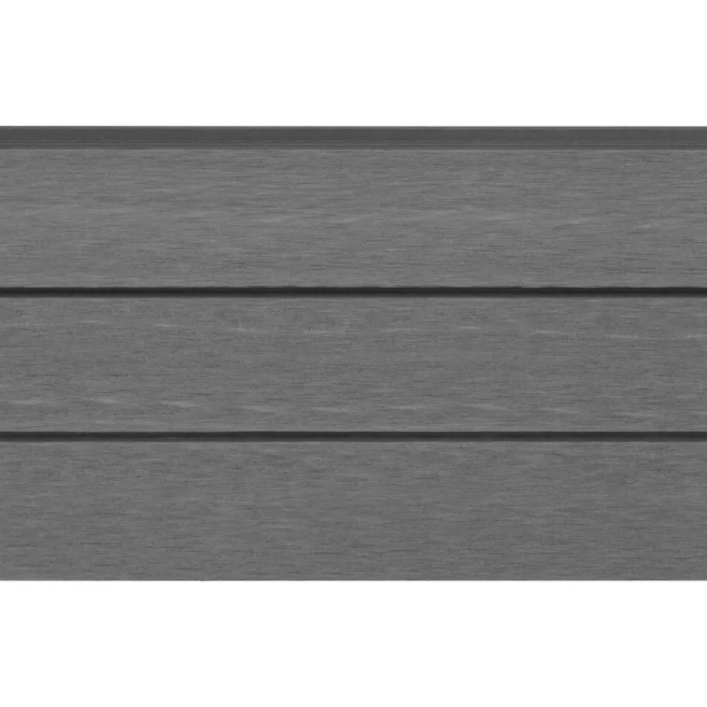 Tuinafscheidingen*vidaXL Vervangende schuttingplanken 9 st 170 cm HKC Grijs