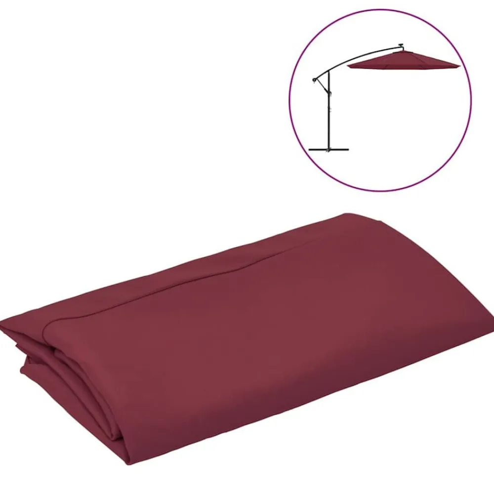 Vervangingsdoek voor zweefparasol 300 cm>vidaXL Outlet