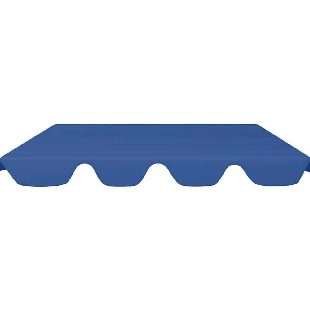 Tuin & Gazon*vidaXL Vervangingsluifel voor schommelbank 188/168x145/110 cm Blauw