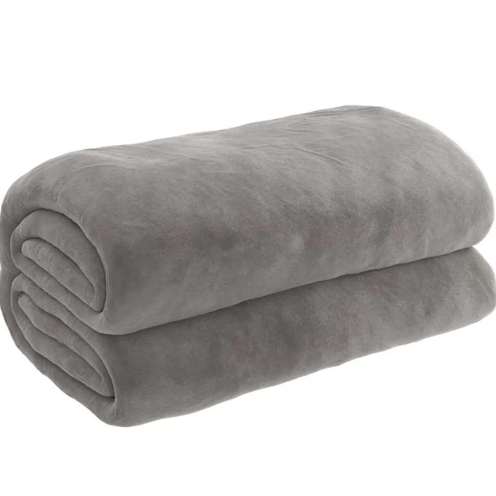Verzwaringsdeken met hoes 200x200 cm 9 kg stof grijs>vidaXL Sale