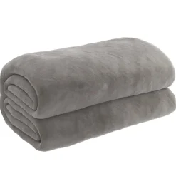 Linnengoed*vidaXL Verzwaringsdeken met hoes 200x200 cm 13 kg stof grijs