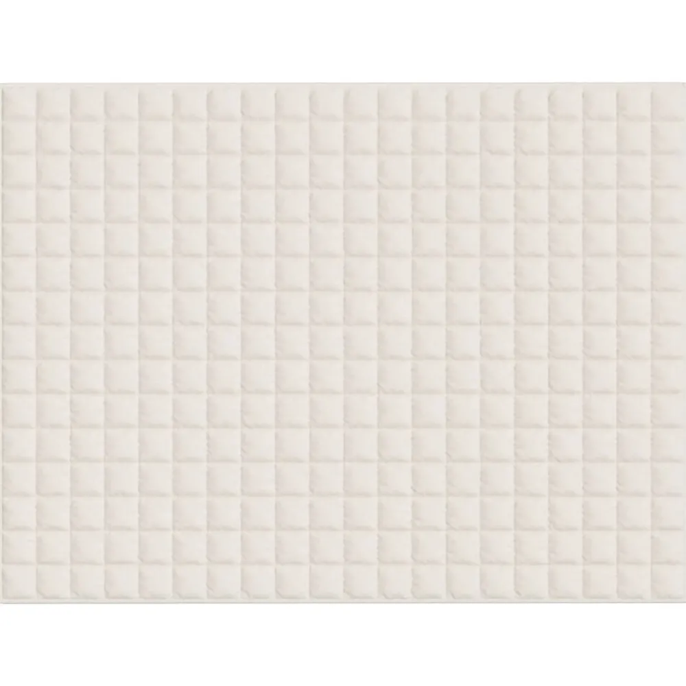 Linnengoed*vidaXL Verzwaringsdeken 150x200 cm 11 kg stof lichtcrèmekleurig Crème