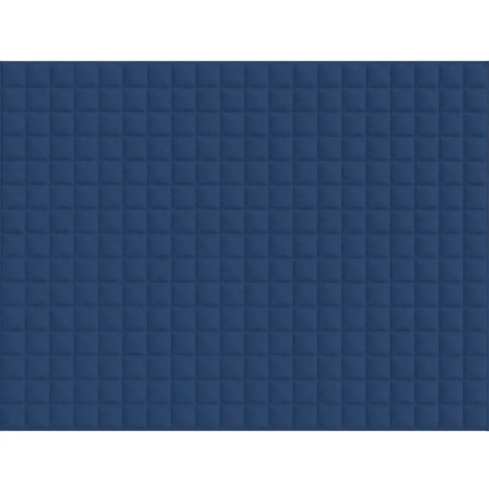 Linnengoed*vidaXL Verzwaringsdeken 150x200 cm 11 kg stof Blauw