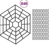 Vijverbeschermers 40 st polypropeen zwart>vidaXL Discount