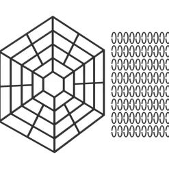 Vijverbeschermers 40 st polypropeen zwart><noscript><img width=