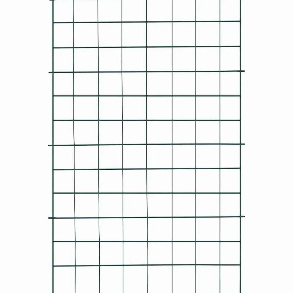 Tuinafscheidingen*vidaXL Vijverhekken Set 8 pcs Groen 50 x 80 cm Staal