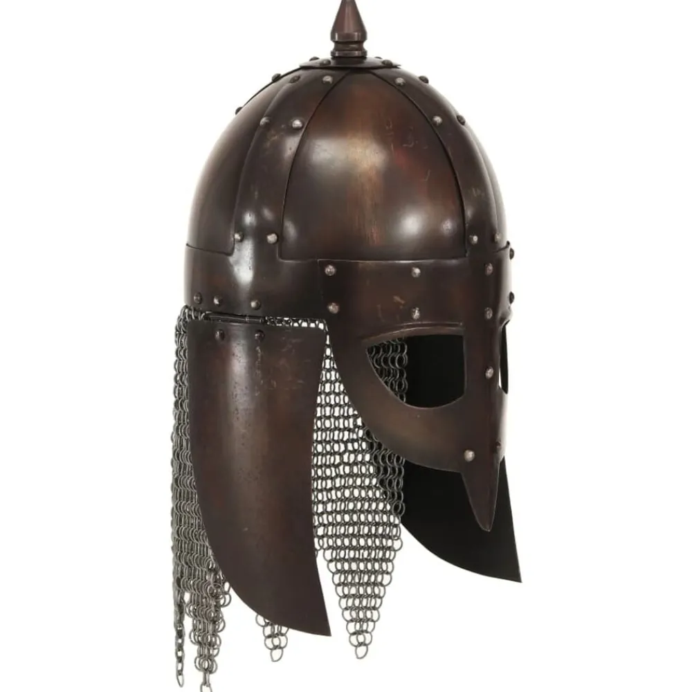 Vikinghelm replica LARP staal koperkleurig>vidaXL Outlet