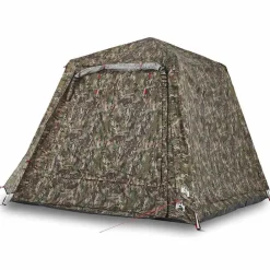 Buitensport*vidaXL Vistent 4-persoons snelontgrendeling Camouflage