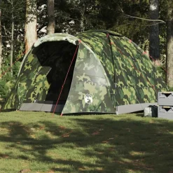 Buitensport*vidaXL Vistent 2-persoons waterdicht Camouflage