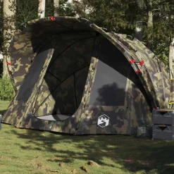Buitensport*vidaXL Vistent 5-persoons waterdicht Camouflage