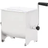 Keuken & Eetkamer*vidaXL Vleesmixer met deksel handmatig roestvrij staal zilverkleurig