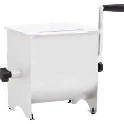 Keuken & Eetkamer*vidaXL Vleesmixer met deksel handmatig roestvrij staal zilverkleurig