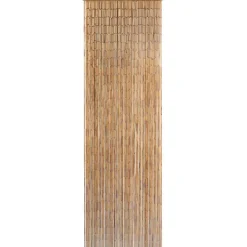 Woon- & Tuinaccessoires*vidaXL Vliegengordijn 56x185 cm bamboe Bruin