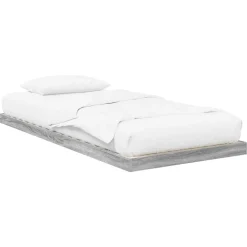 Vloer bedframe Sonoma 75 x 190 cm Bewerkt hout>vidaXL New