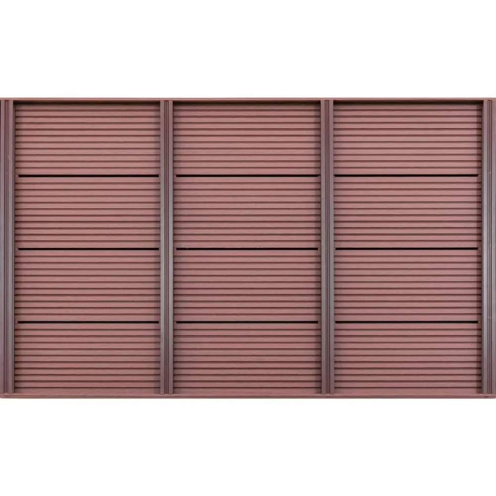 Zwembaden & Spa'S*vidaXL Vloerelement voor solardouche 101x63x5,5 cm HKC Bruin