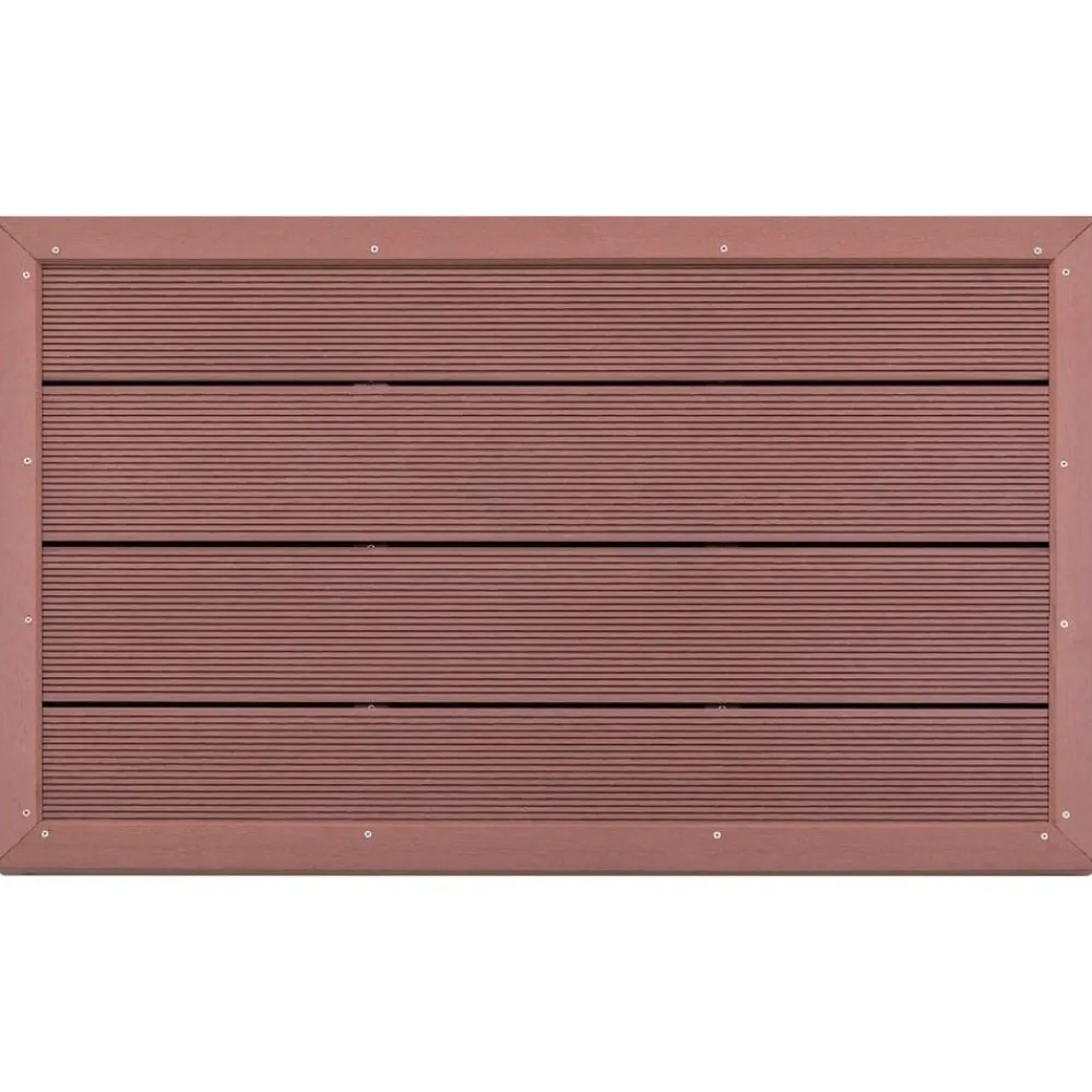 Zwembaden & Spa'S*vidaXL Vloerelement voor solardouche 101x63x5,5 cm HKC Bruin
