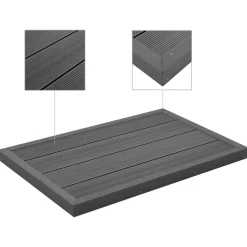 Vloerelement voor solardouche of zwembadladder HKC><noscript><img width=