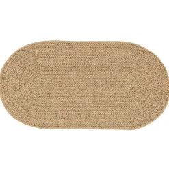 Woon- & Tuinaccessoires*vidaXL Vloerkleed ZIZUR Bruin 150 x 80 cm Polypropyleen Naturel