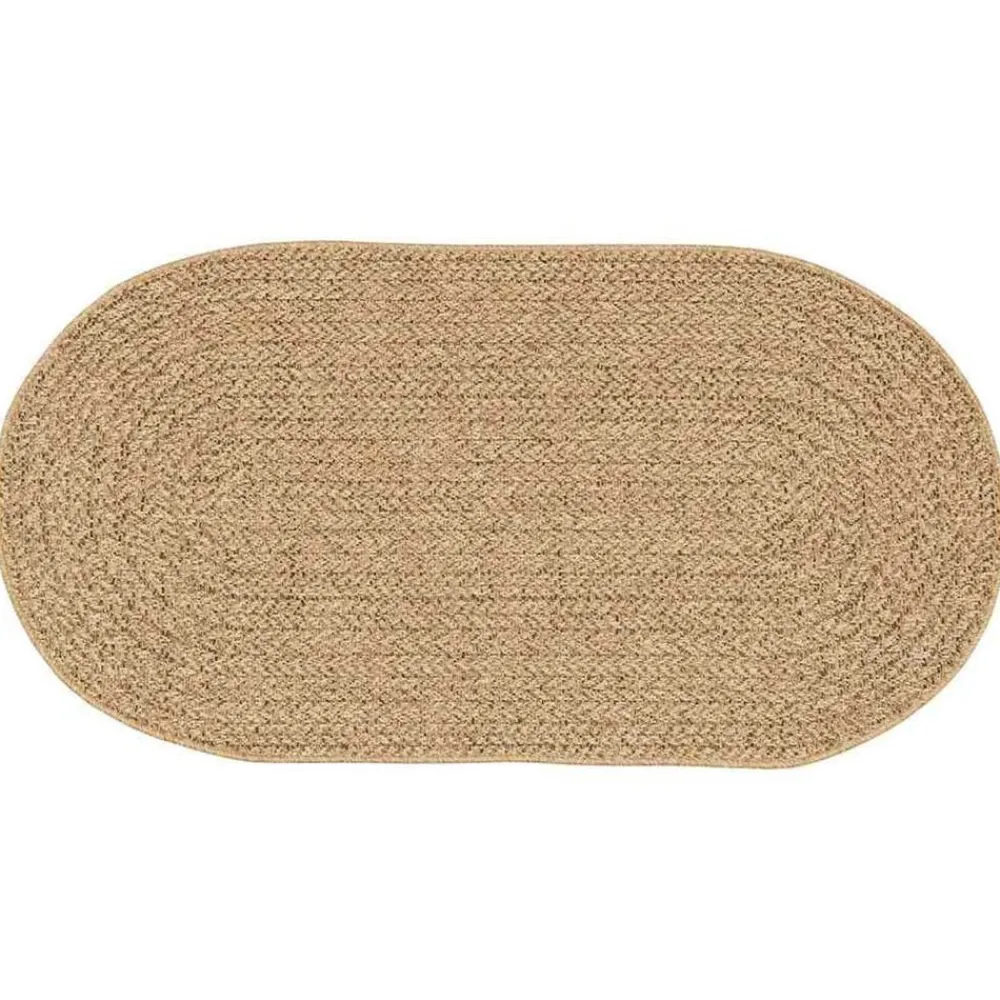 Woon- & Tuinaccessoires*vidaXL Vloerkleed ZIZUR Bruin 150 x 80 cm Polypropyleen Naturel
