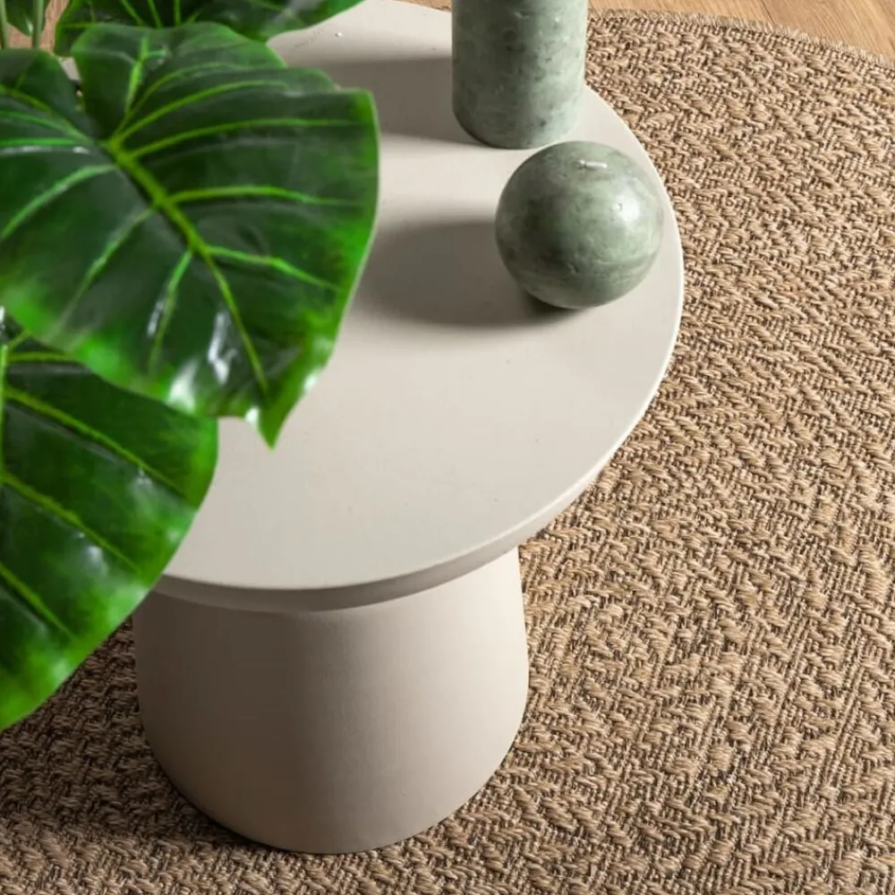 Vloerkleed ZIZUR binnen en buiten 90 cm jute look>vidaXL