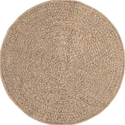 Vloerkleed ZIZUR binnen en buiten 90 cm jute look><noscript><img width=