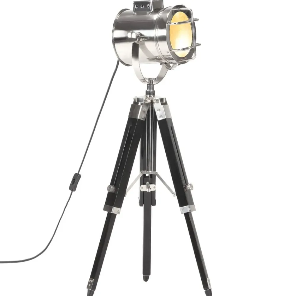 Vloerlamp driepoot 69 cm massief mangohout>vidaXL Hot
