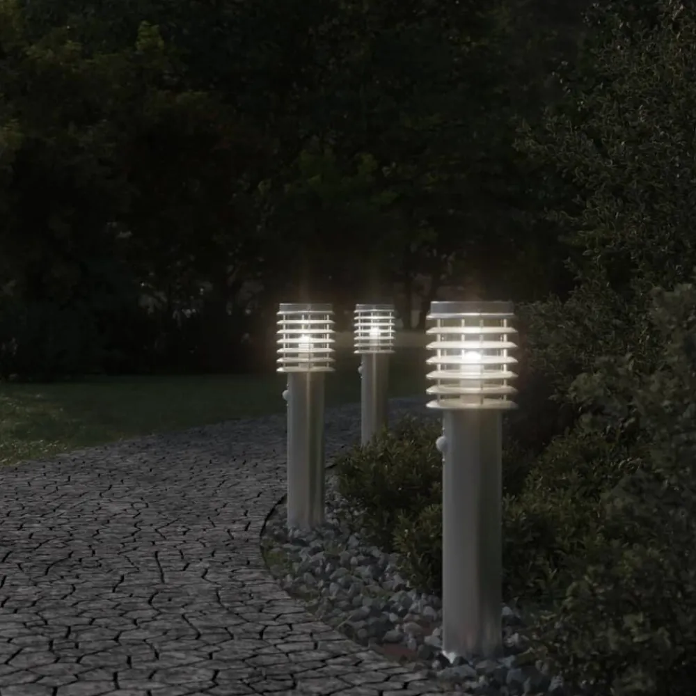 Vloerlamp voor buiten met sensor 60 cm roestvrijstaal>vidaXL Discount