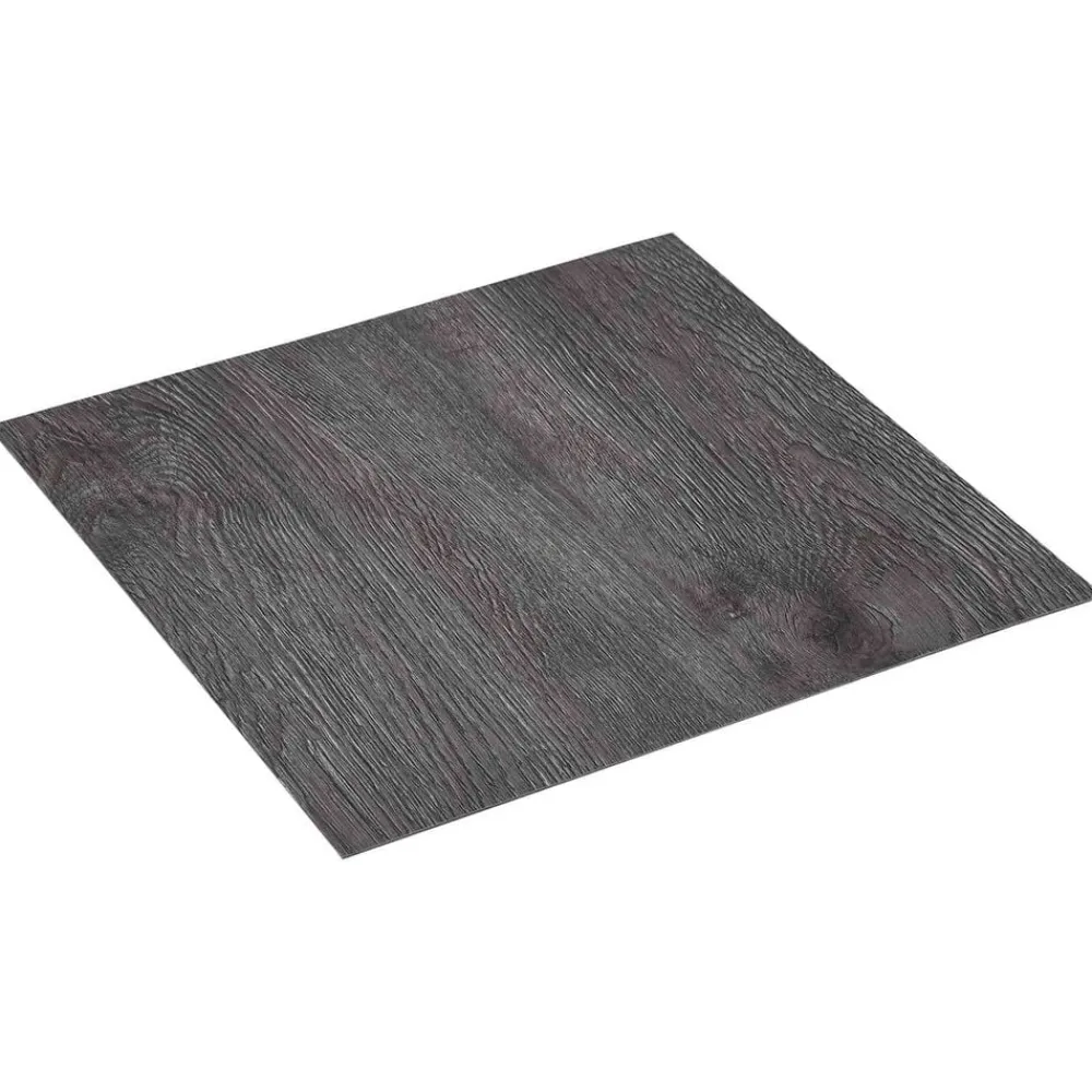 Bouwmaterialen*vidaXL Vloerplanken 55 pcs Bruin 5,11 m² PVC Zwart en grijs