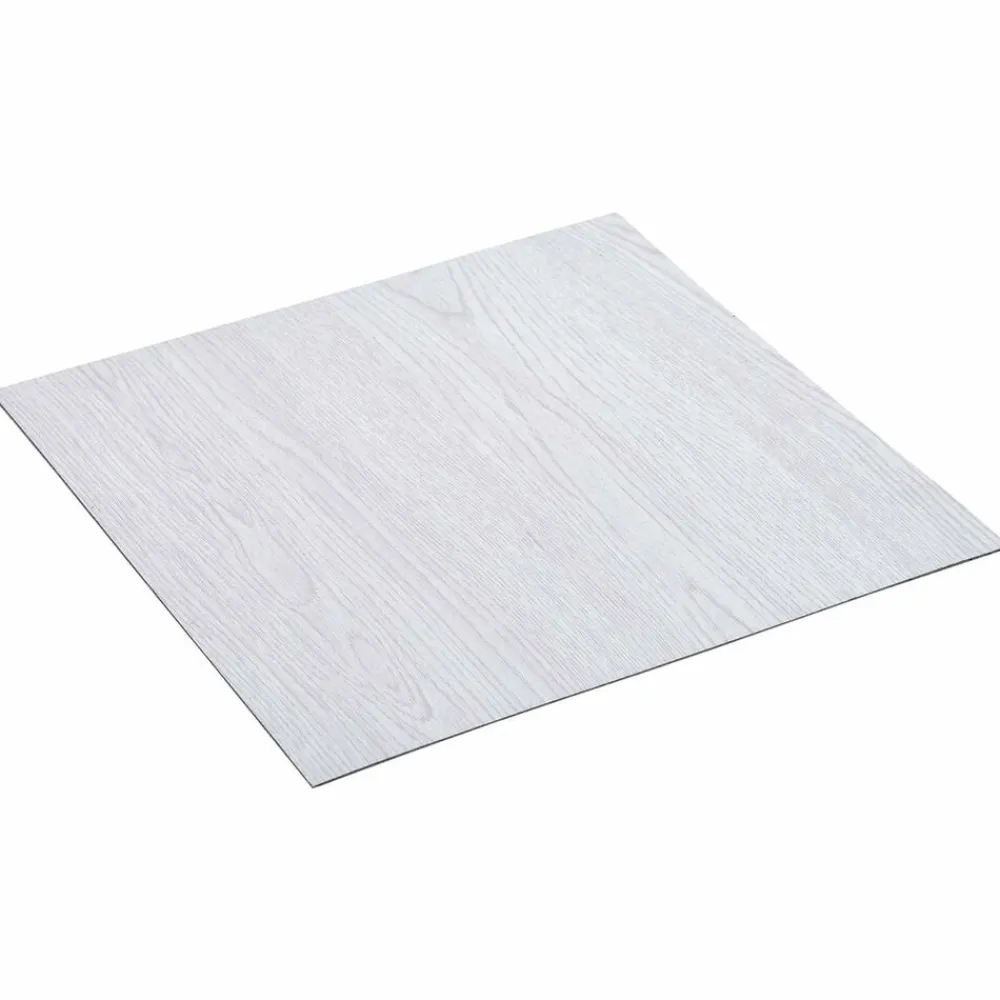 Bouwmaterialen*vidaXL Vloerplanken 55 pcs Wit 5,11 m² PVC Without