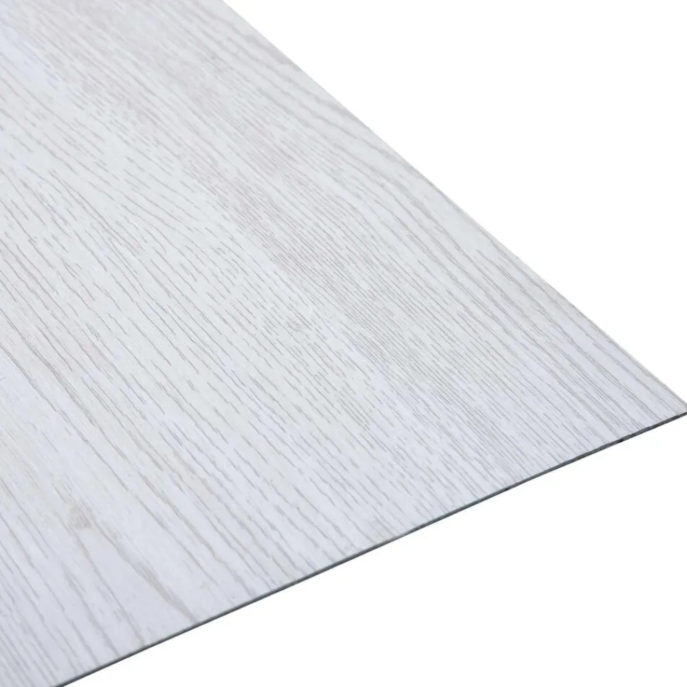 Bouwmaterialen*vidaXL Vloerplanken 55 pcs Wit 5,11 m² PVC Without