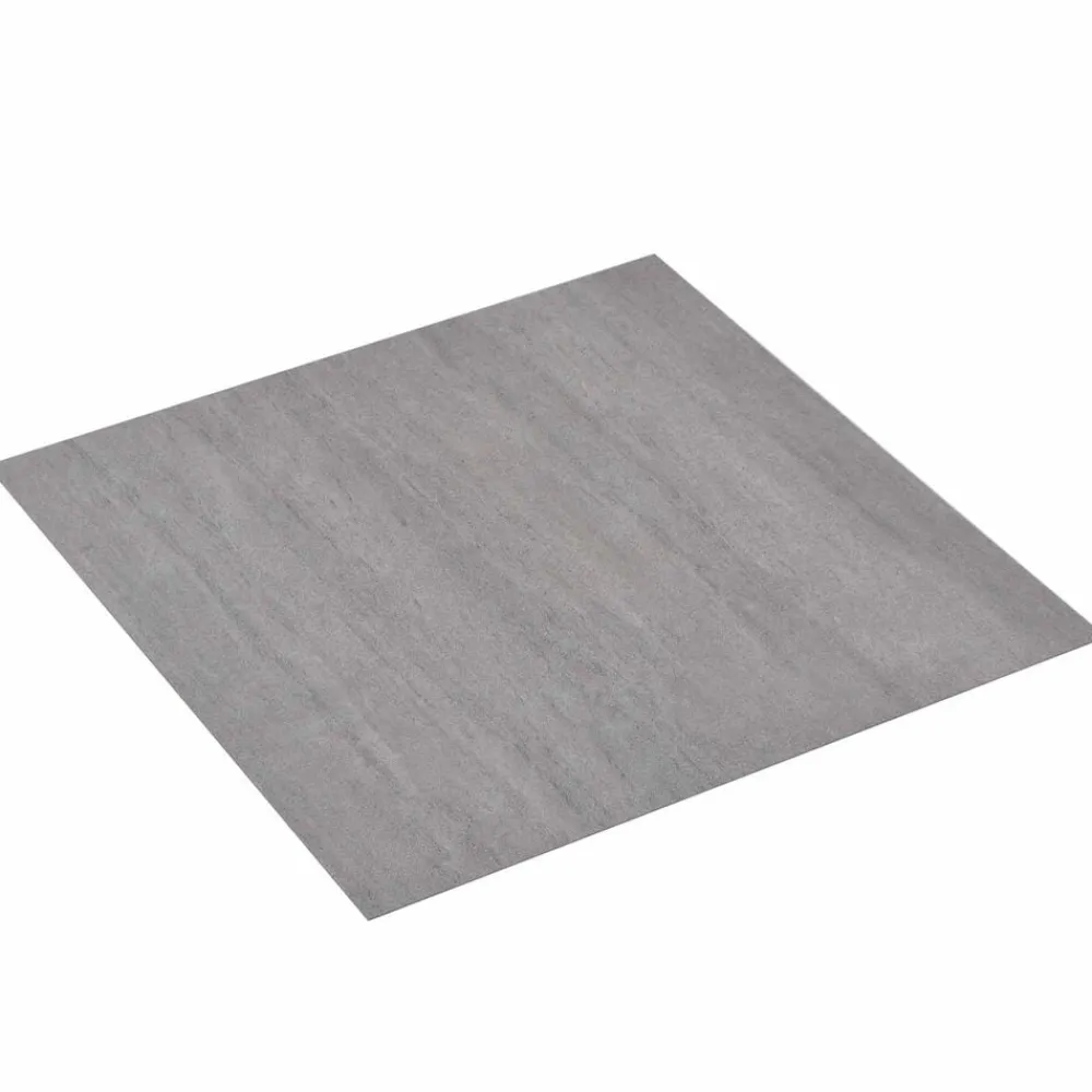 Bouwmaterialen*vidaXL Vloerplanken 55 pcs Grijs 5,11 m² PVC Donkergrijs melange