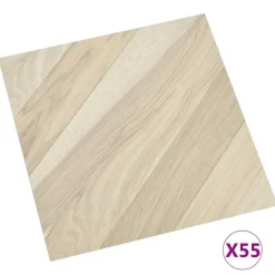 Vloerplanken 55 pcs Beige 5,11 m² PVC><noscript><img width=