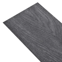 Bouwmaterialen*vidaXL Vloerplanken 36 pcs 5,02 m² PVC Zwart en wit