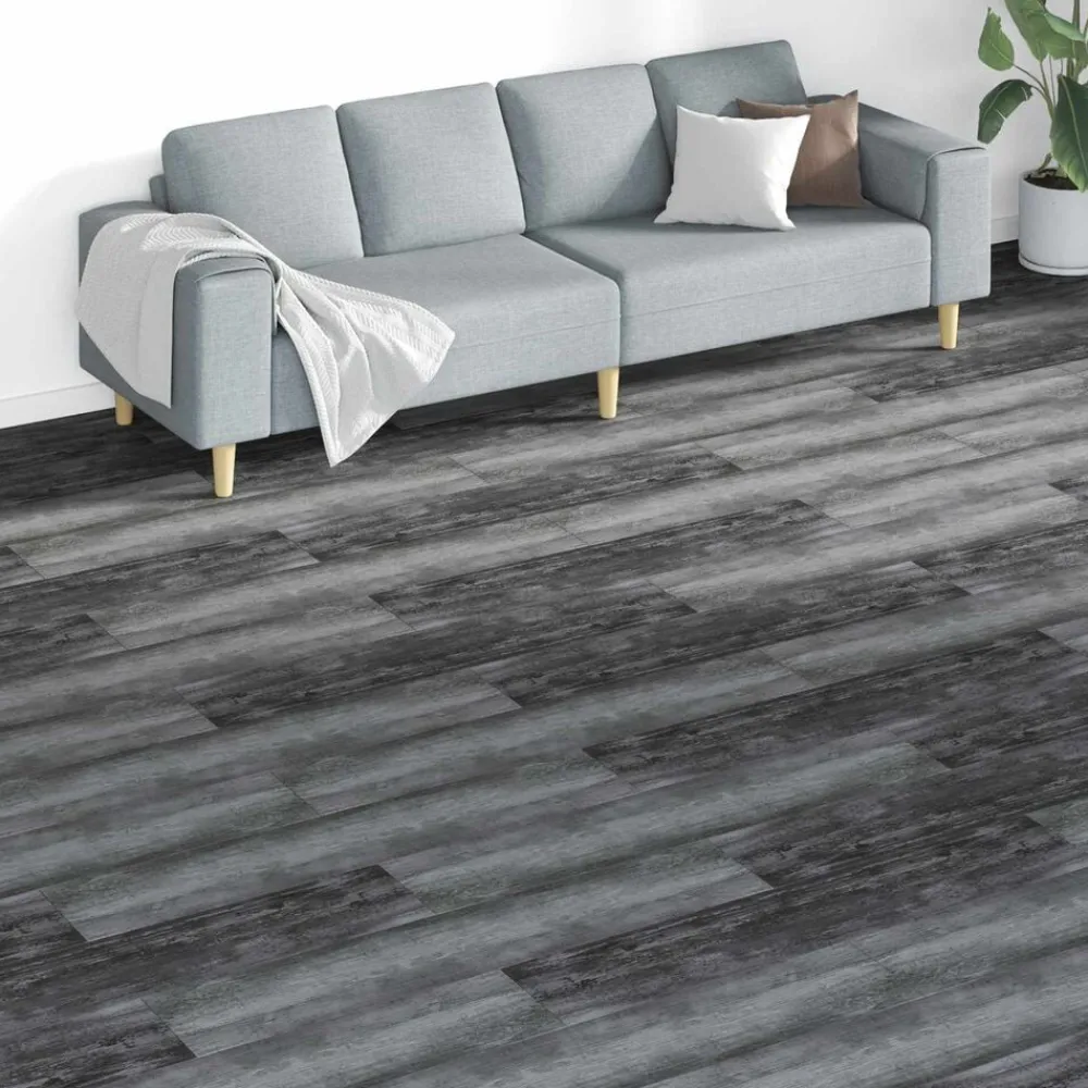 Vloerplanken 18 pcs Grijs 5,26 m² PVC>vidaXL