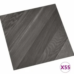 Vloerplanken 55 pcs Grijs 5,11 m² PVC><noscript><img width=